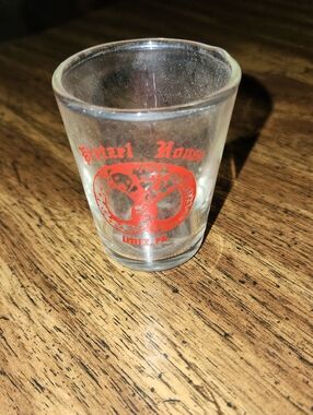 Red Logo Shot Glass - Lititz, PA
